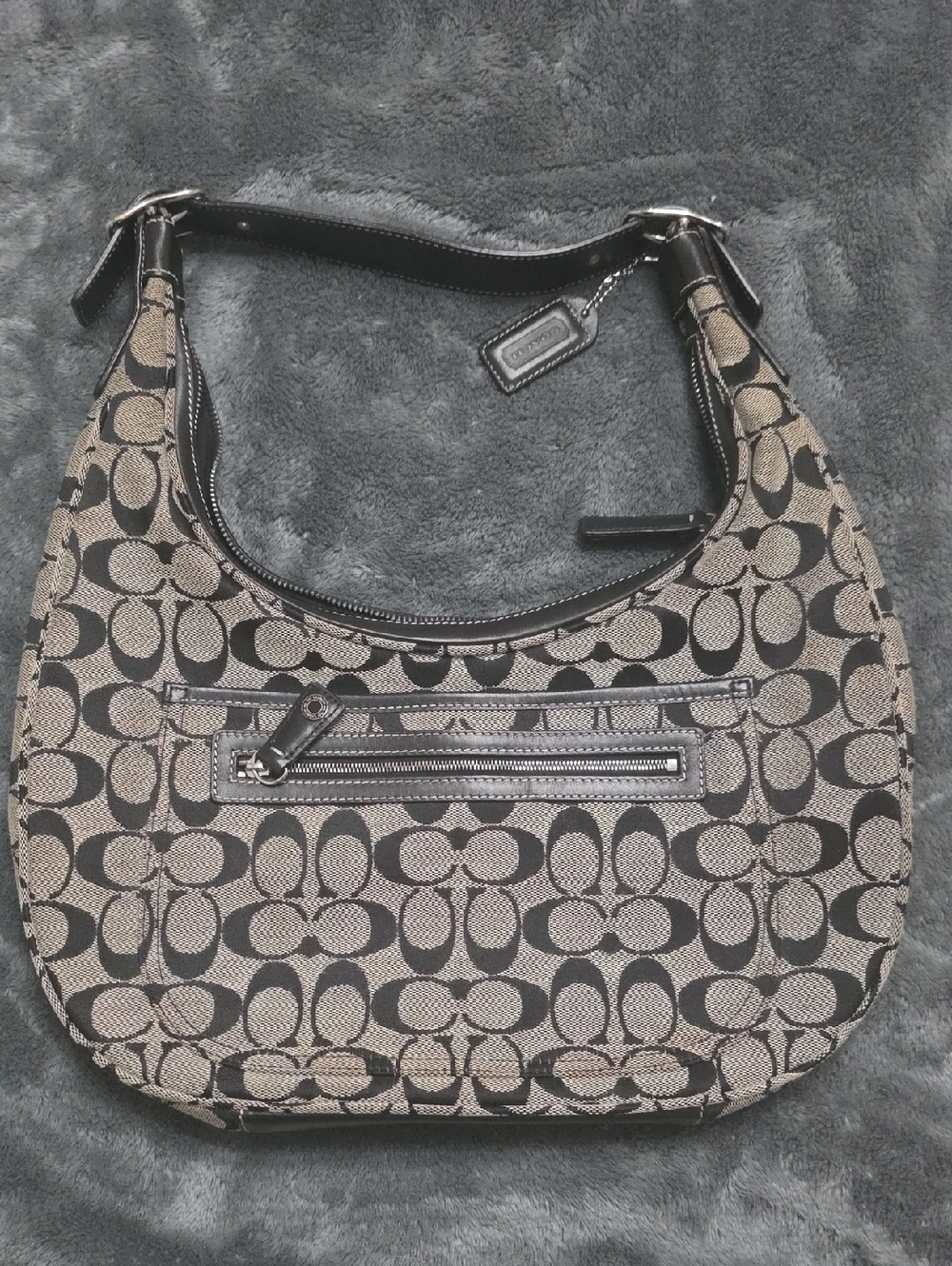 Vintage Coach Soho hobo bag, style 6070 Jacquard Canvas RARE 2002 NWOT - Picture 4 of 7